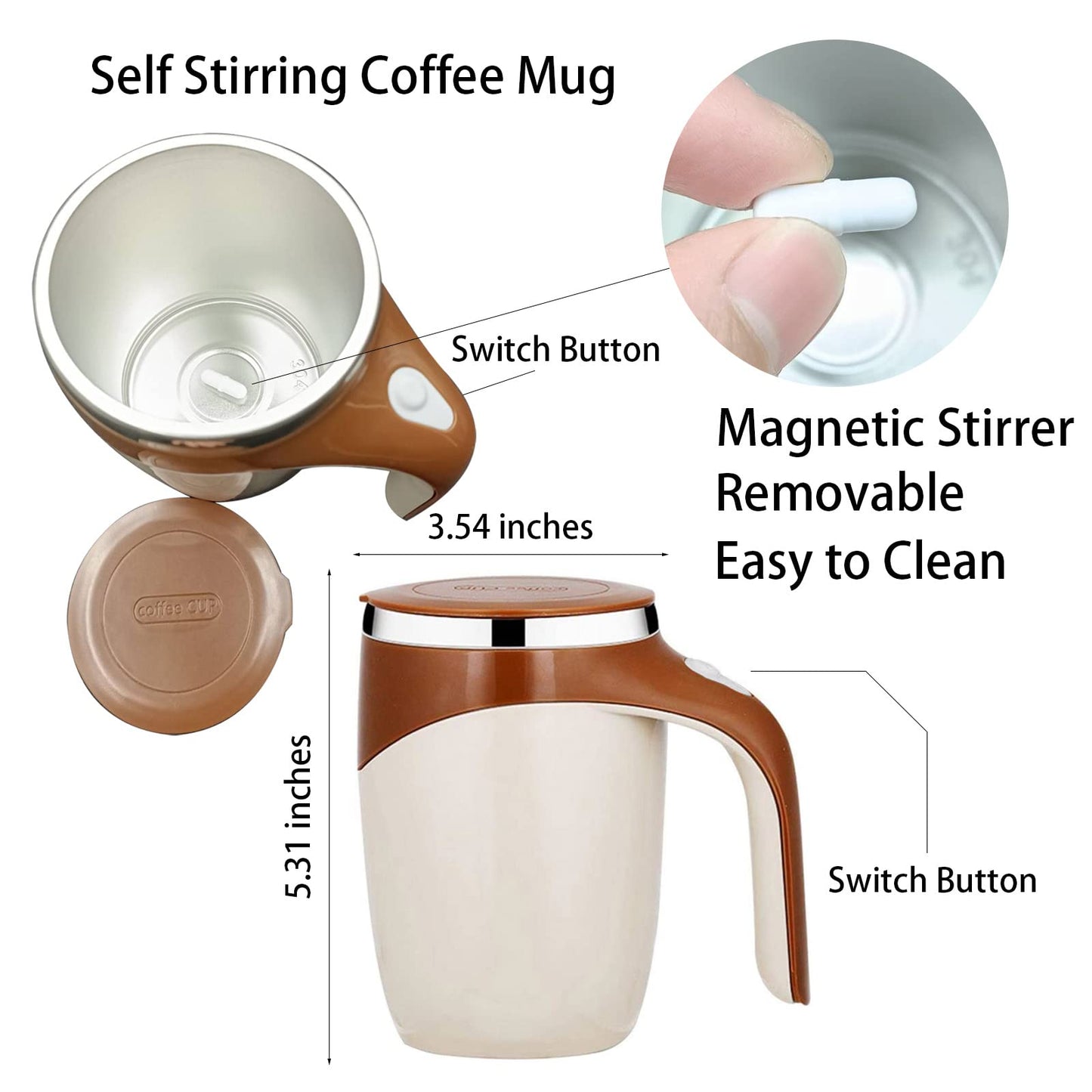 Automatic Magnetic Stirring Cup