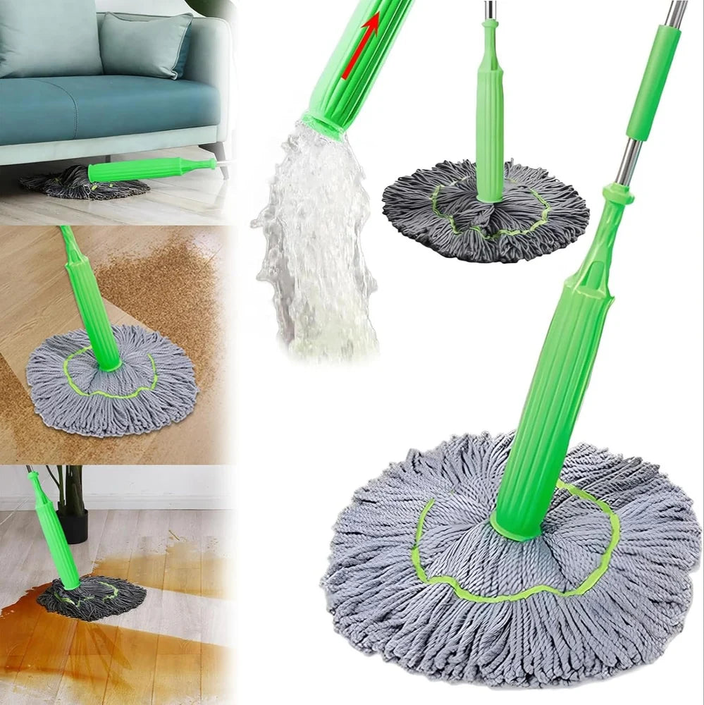 2 in 1 Dehydrated Mop,Self-Wringing Twist Mop